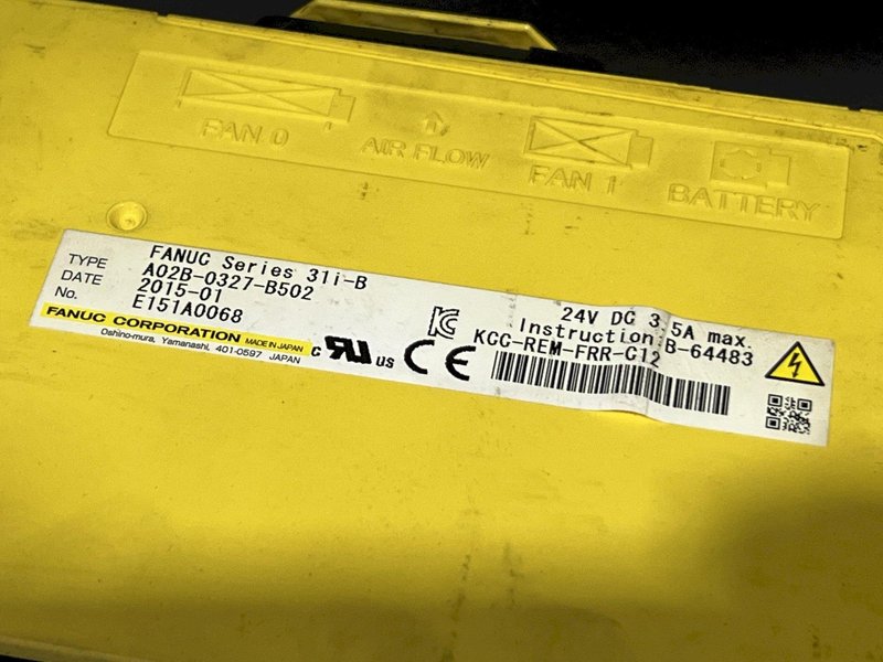 Fanuc 31i-Model B CNC Control Operator Panel Unit A02B-0327-B502
A02B0327B502