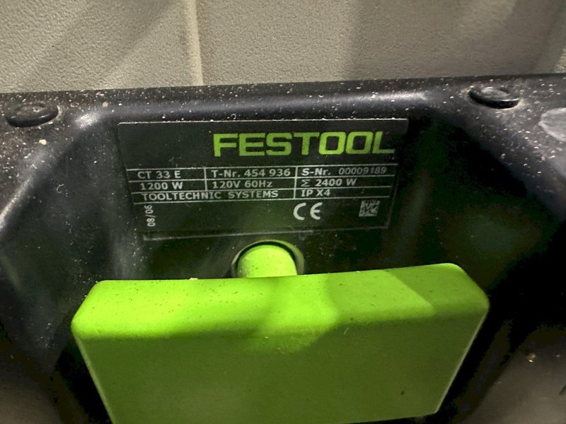 FESTOOL MODEL CT 33 E VACUUM WITH SANDER : STOCK #77443