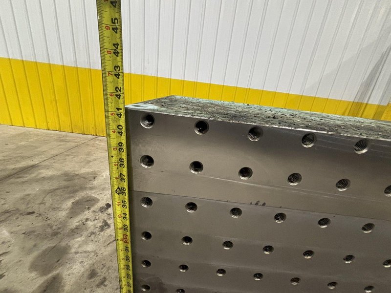 49.5" X 41.25" X 19" DRILLED AND TAPPED ANGLE PLATE EXTENSION: STOCK #22134