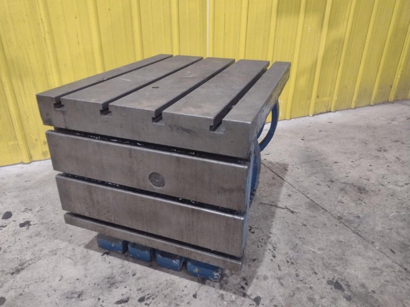 24&quot; X 30&quot; X 24&quot; HIGH CARLTON TILTING UNIVERSAL DRILL TABLE: STOCK 24380