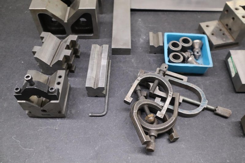 Inspection Work Holding Devices: 1-2-3 Blocks, Vee Blocks, Angle Plates and More- Auction Item