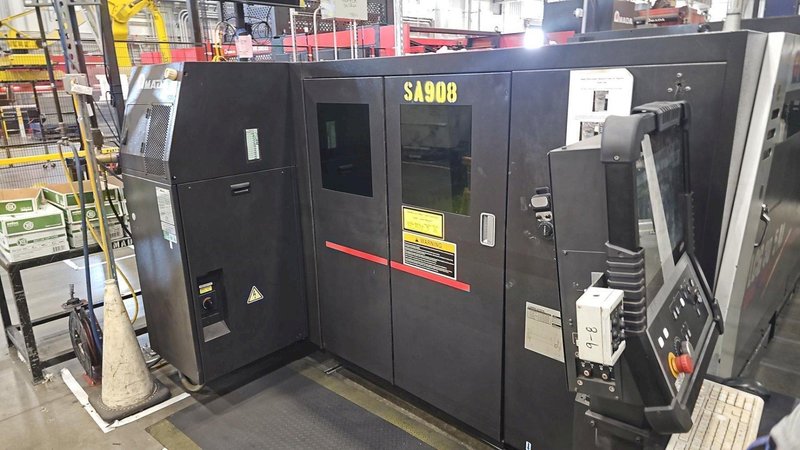 2,000 Watt Amada LCG 3015AJ Fiber Laser, 2016 – 5′ x 10′ tables