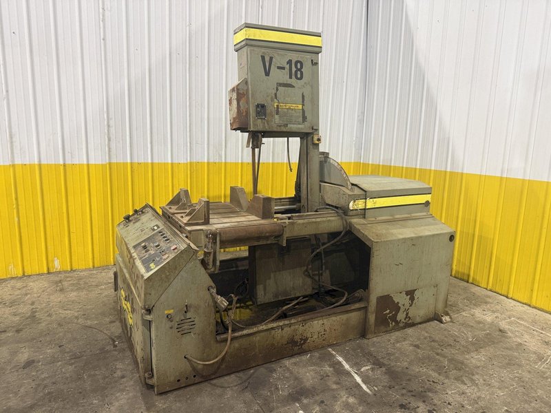 18" X 20" HYD-MECH MODEL V18 SERIES II VERTICAL BAND SAW: STOCK #24965