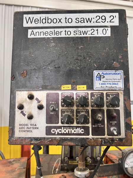 8 STAND X 2.5&quot; X 12&quot; ROLLSPACE DAHLSTROM MODEL 500-10-OB ROLLFORMER: STOCK #22629