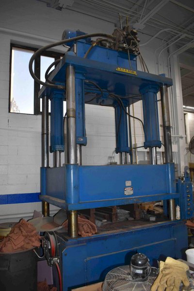 250 Ton Hannifin 4 Post Hydraulic Press, 30" STR, 35" DLO, 78" x 62" BA