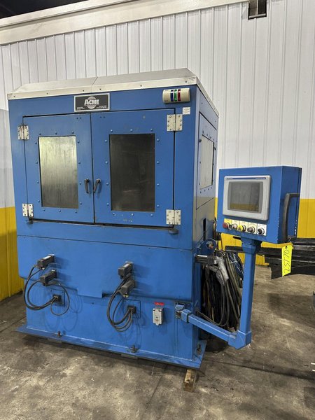 3&quot; OD ACME MODEL #67/2 CENTERLESS TUBE &amp; BAR 2 HEAD BELT GRINDER NEW 2016: STOCK #23770