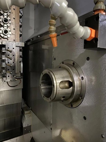 Ganesh Cyclone 52 BY2 9-Axis CNC Lathe, 2016 – 6″ Chuck, Dual Spindle, Live Tooling, Dual Y-Axis