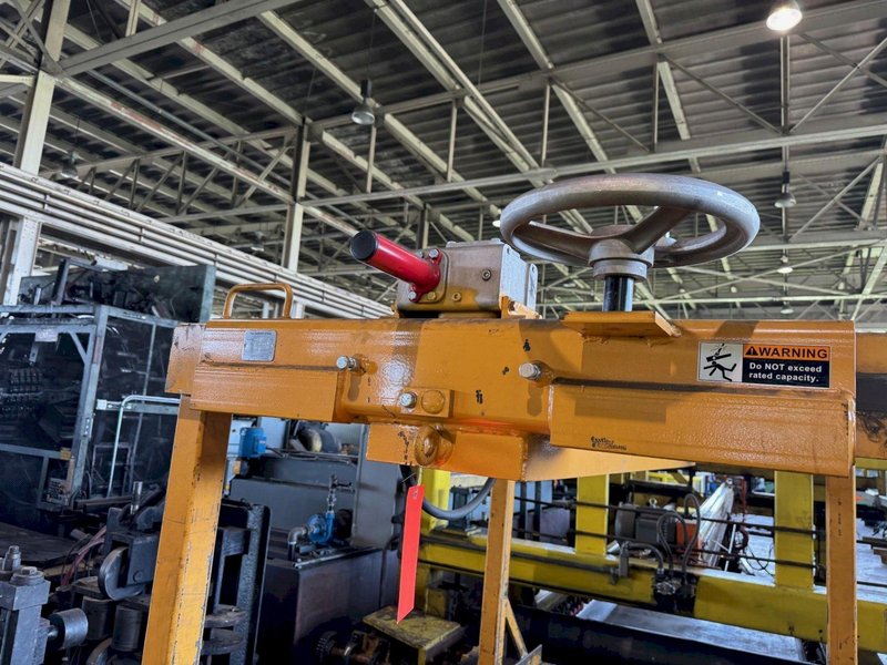 10,000 LB X 96" L X 48" W CALDWELL POWERED ADJUSTABLE SHEET LIFTER. STOCK # 0872124