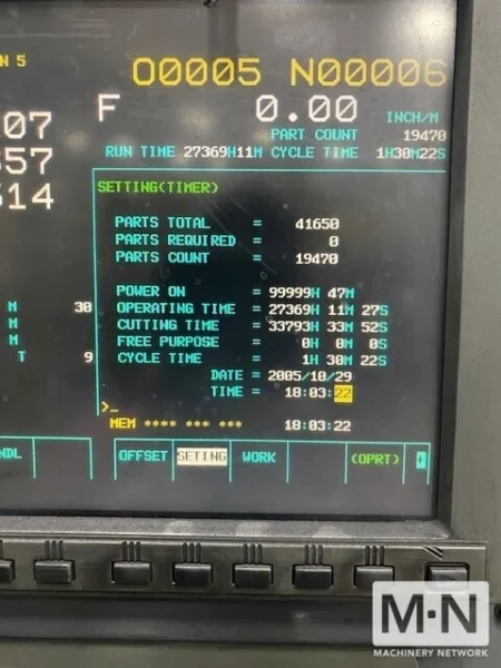 Makino SNC64 CNC Vertical Machining Center, 2001