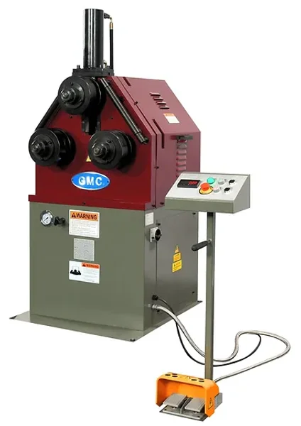 NEW GMC MODEL PRB-75H ANGLE ROLL BENDER WITH 3" SQUARE DIES