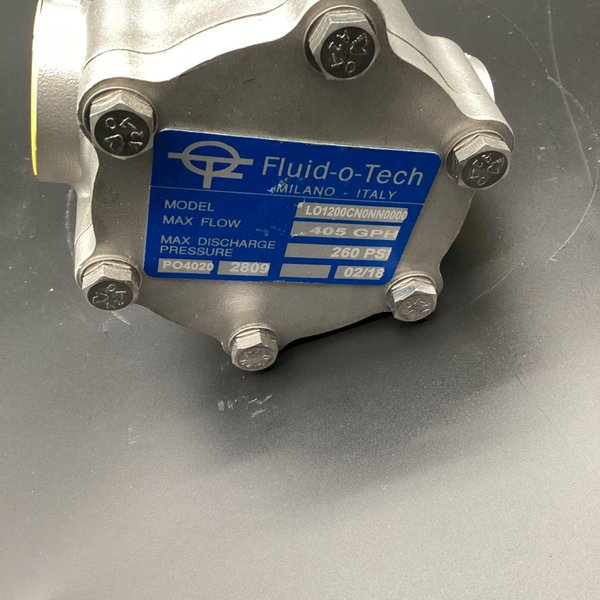 FLUID-O-TECH LO1200CN0NN0000 Rotary Vane Pump 6.75 GPM, 260 PSI USED