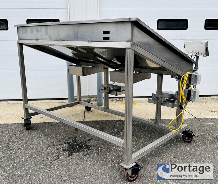 Heinzen Manufacturing  |  2720 Manual Produce Packing Table w/ Dual Scales