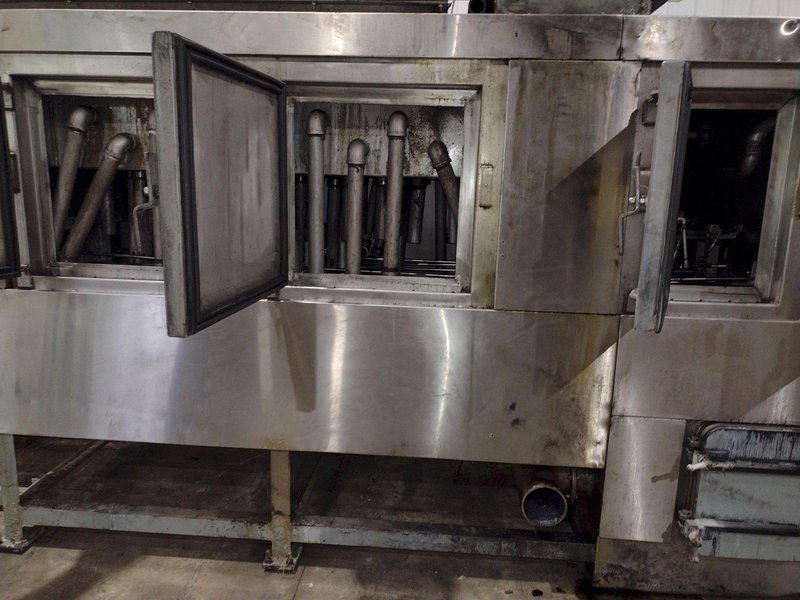 24" WIDE FPI SYSTEMS MODEL #CBW-24 STAINLESS STEEL CONVEYOR TYPER PASS-THROUGH PARTS WASHER: YOBRO #25173