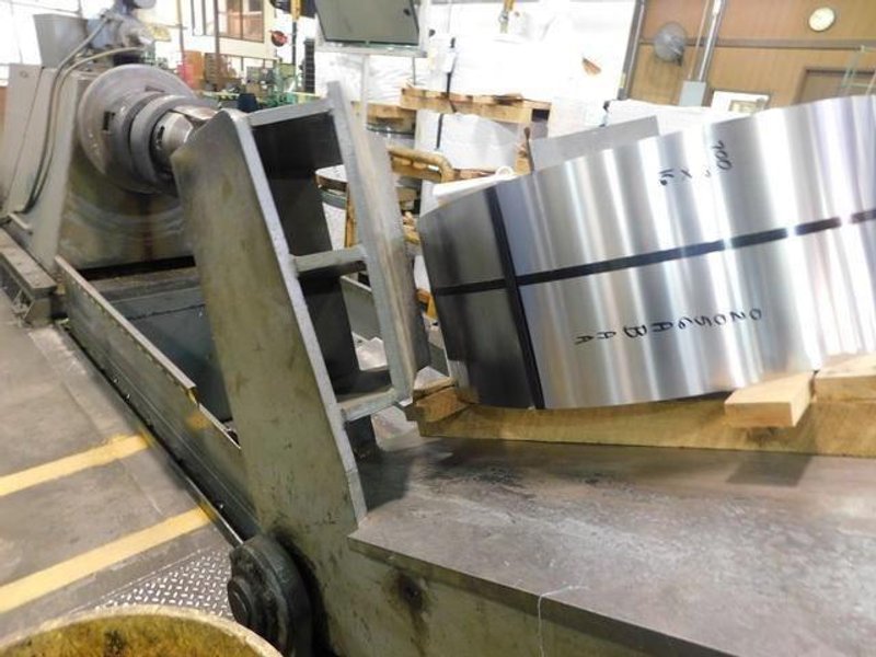 Used 26" RUESCH SLITTING LINE WITH SLIP CORE RECOILERS Stock #14210