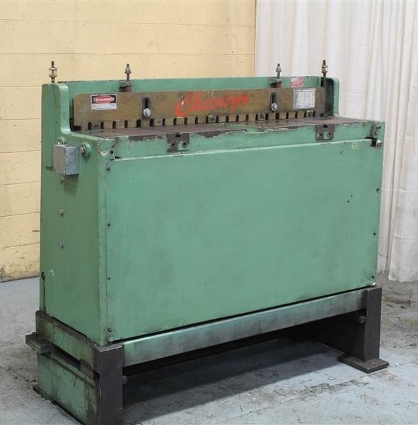 4' X 14 GA DREIS &amp; KRUMP HYDRAULIC POWER SHEAR: STOCK #61657