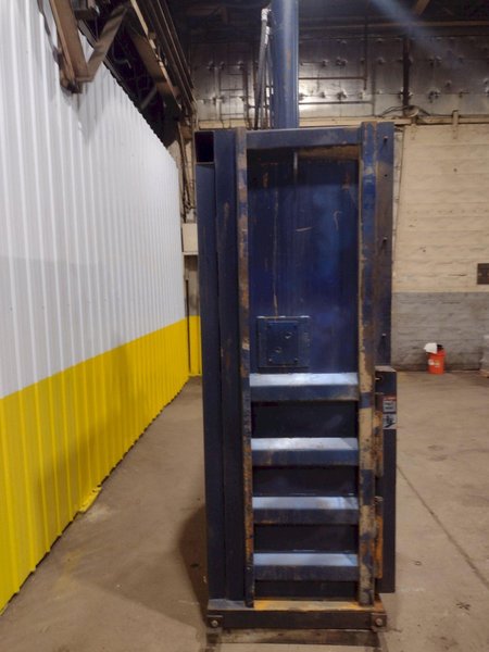 72" X 30" JV MFG CRAM A LOT MODEL #VB-72-B VERTICAL HYDRAULIC CARDBOARD BALER: STOCK #18050