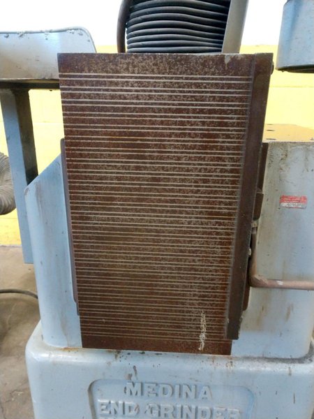 8" X 6" MEDINA MODEL #B SWIVEL VERTICAL END GRINDER : STOCK #14627
