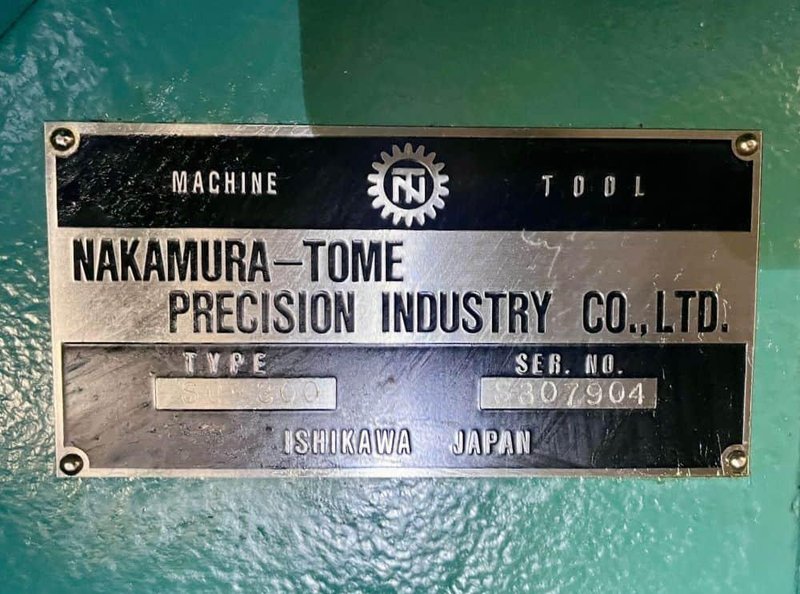 Nakamura Tome SC-300 CNC Turning Center – 10″ Chuck Lathe