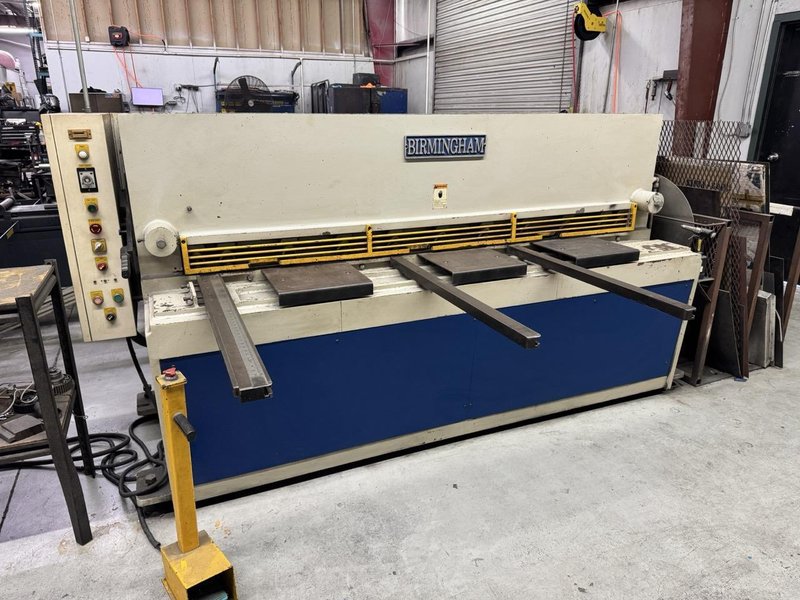 3/16″ x 6′ Birmingham H-0645 Hydraulic Shear, 2004 – Backgauge