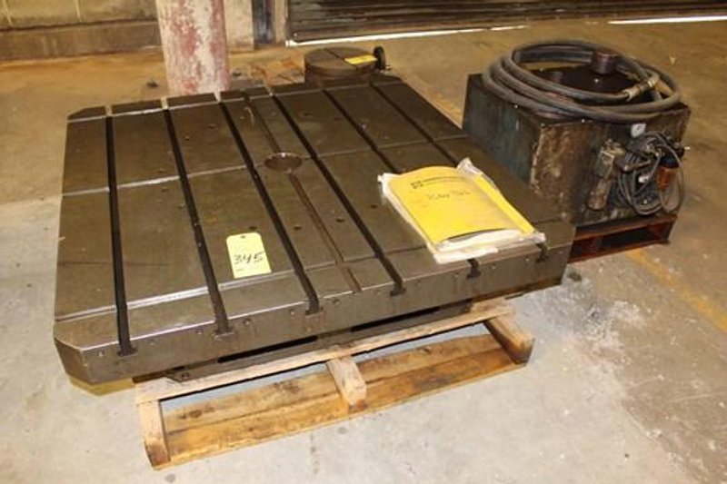 48&quot; X 48&quot; G &amp; L HYDROSTATIC ROTARY TABLE: STOCK #71831