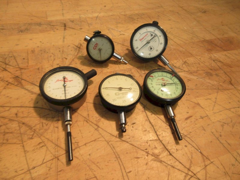 Travel Indicators 1/8"-1" Johnson, Starrett, CDI- Auction Item