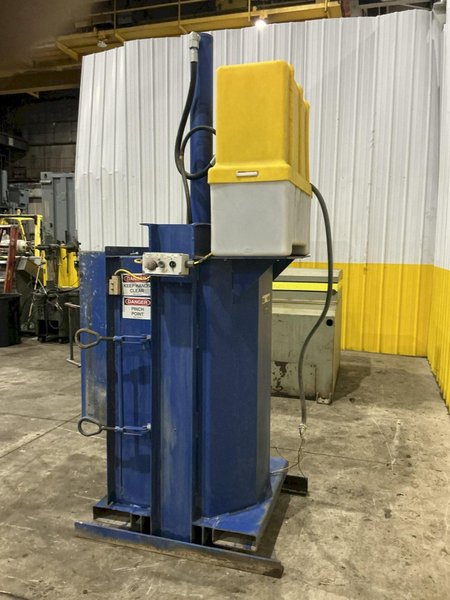 55 GALLON DRUM VESTIL HYDRAULIC CRUSHER &amp; COMPACTOR, MODEL #WBB3147055: YOBRO #24913