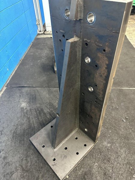 (1) 18&quot; X 44&quot; STEEL ANGLE PLATE  STOCK #77112