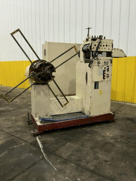 6" SONORUKA COIL REEL UNCOILER &amp; STRAIGHTENER FEED LINE: YOBRO #25971