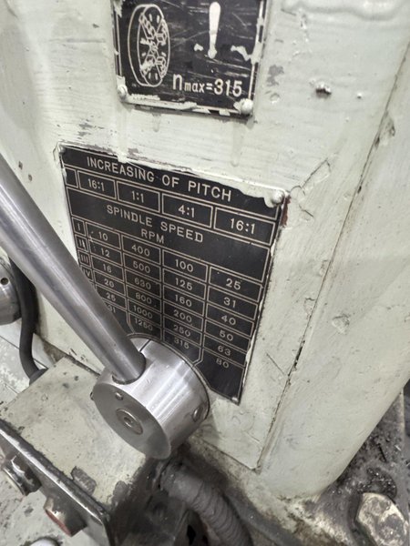 #5 WARNER &amp; SWASEY MODEL #@1470 RAM TYPE TURRET LATHE: STOCK #80661