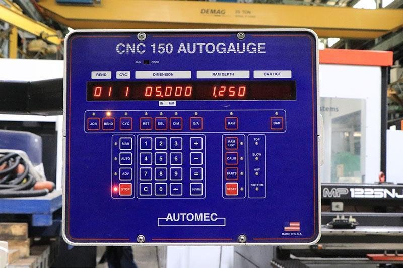 140 Ton x 12' Wysong Hydraulic Press Brake Model MTH-140-144