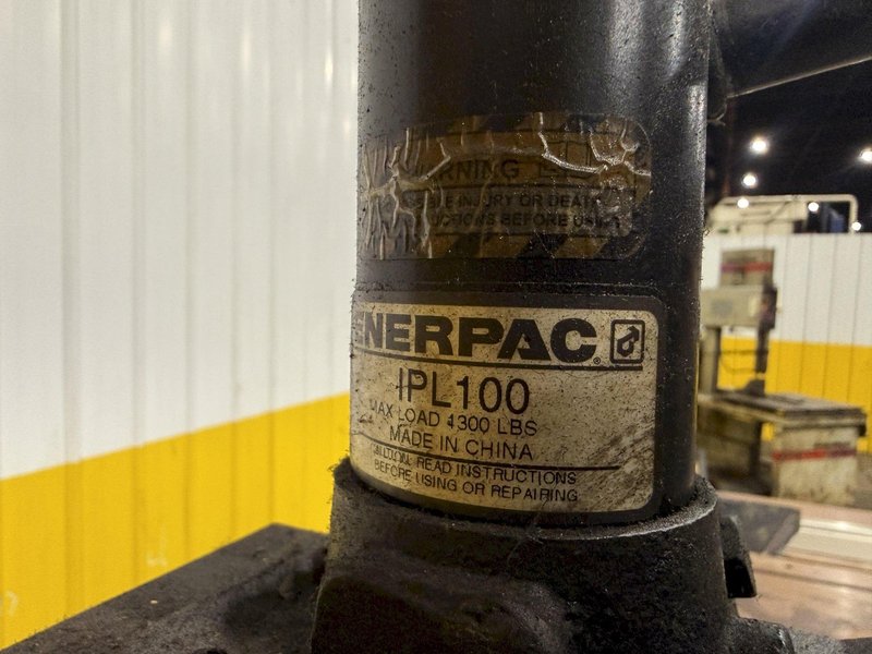 100 TON ENERPAC MODEL #GPEM3420Y H-FRAME HYDRAULIC PRESS: YOBRO #25886