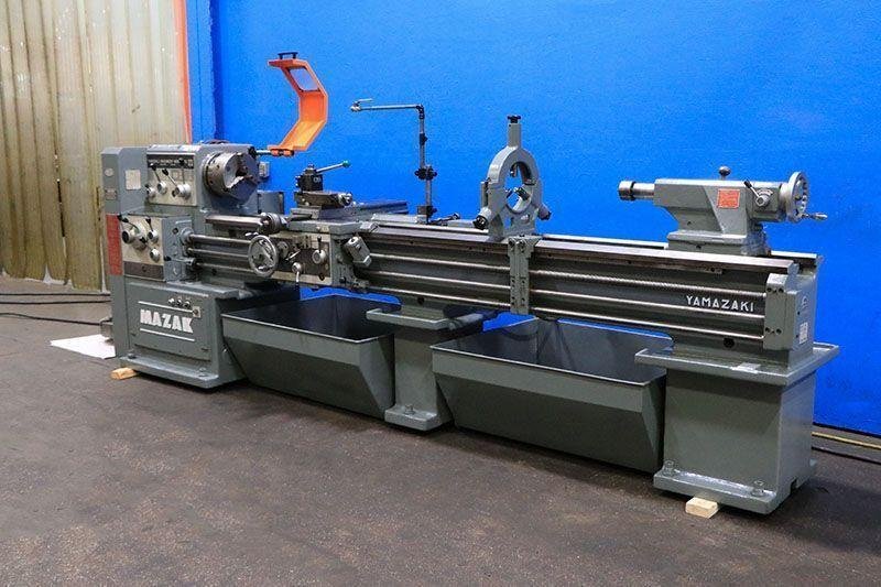 1980’S MAZAK GAP BED LATHE USED