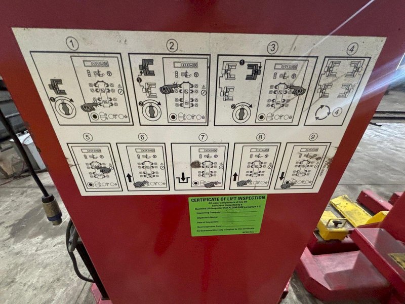 (4) 18,000 LBS ROTARY LIFT MODEL #MCH418U100 WIRELESS BATTERY VEHICLE COLUMN JACK LIFTS: STOCK #23488
