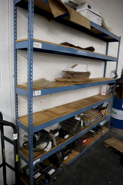Metal Adjustable 6 Shelf Tear Drop Style Rack Unit ***Contents Not Included***- Auction Item