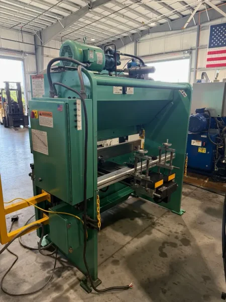 PIRANHA #3506  6’ x 35 Ton Hydraulic Press Brake &amp; CNC Back Gauge USA #7982