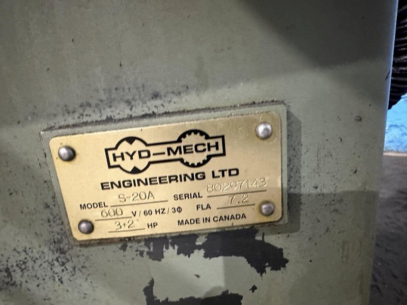 13"X 18" HYDMECH MODEL S20A HORIZONTAL BAND SAW: STOCK #77533