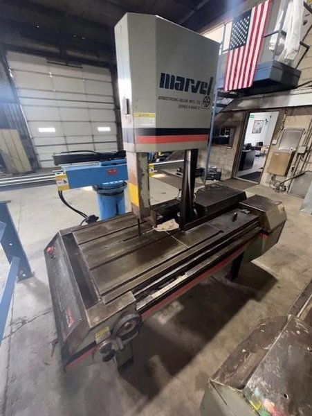 18" X 22" MARVEL 8 MARK 2 VERTICAL BAND SAW STOCK# 4086