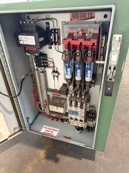 150 TON FRANKLIN MANUFACTURING C FRAME HYDRAULIC WEB PUNCH. STOCK # 0666125