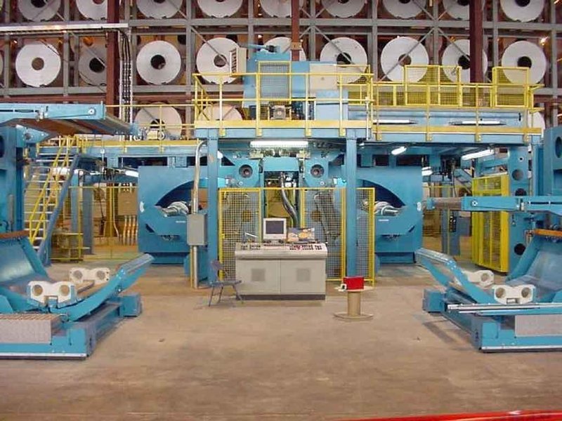 72" x 0.015" x 40,000lb Kampf Aluminum Slitting Line