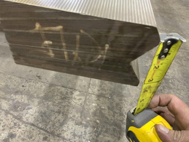 (SET OF TWO) 10' X 2-1/2" OFFSET PRESS BRAKE DIES: STOCK # 73078