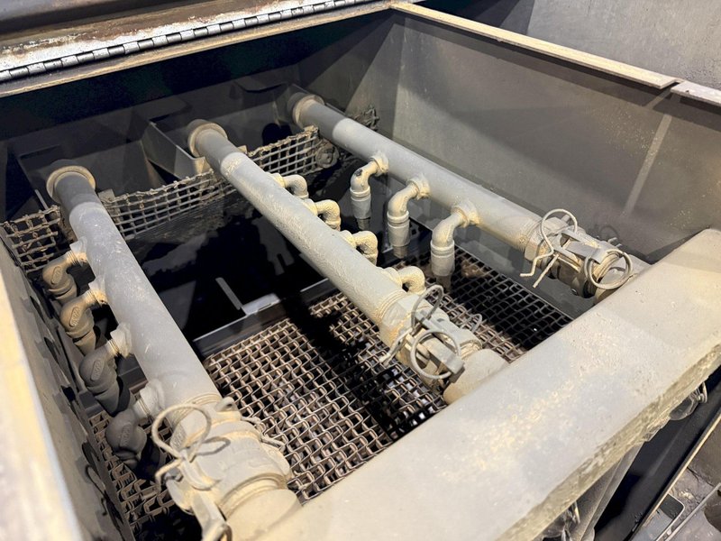 18" RANSOHOFF LEANVEYOR 3-STAGE STEEL MESH CONVEYOR PASS THROUGH PARTS WASHER, NEW 2017: YOBRO #24292