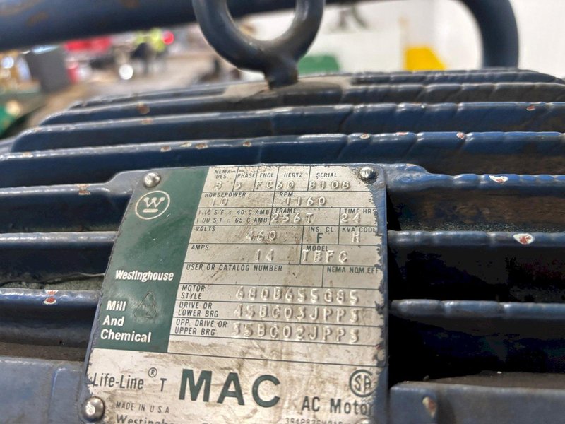 150 TON WILLIAMS &amp; WHITE HYDRAULIC C-FRAME STRAIGHTENING PRESS 24" STROKE: YOBRO #24086