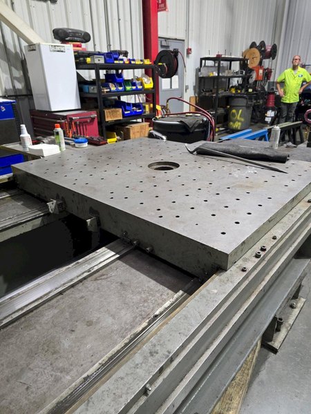 300 TON DAKE HYDRAULIC FLIP OUT PLATEN SPOTTING PRESS. STOCK # 0879326