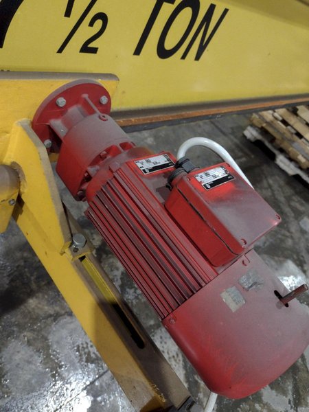 7.5 TON DESHAZO SINGLE GIRDER TOP RUNNING BRIDGE CRANE WITH STREET HOIST: YOBRO 24991