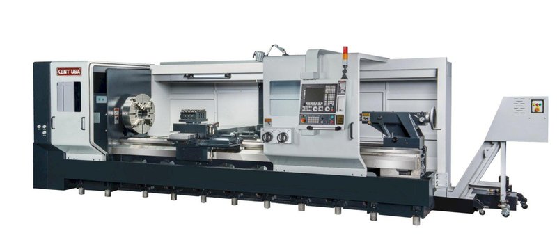 NEW KENT USA MODEL KA-34 LARGE BORE CNC LATHE