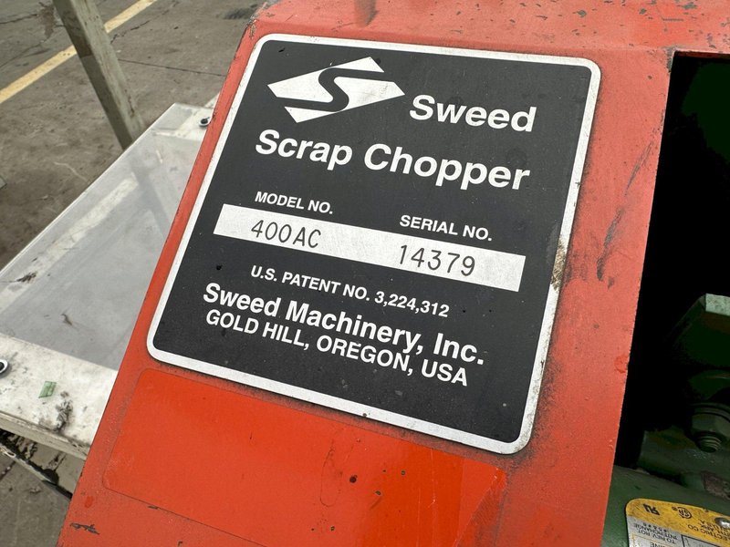 SWEED MODEL 400AC SCRAP CHOPPER: STOCK #77296