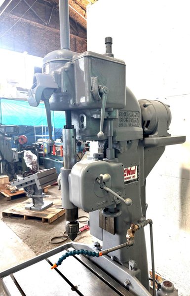 21&quot; Cincinnati-Bickford Single Spindle Drill, 2000 RPM, 4 M.T., Coolant, 3 HP, Clean