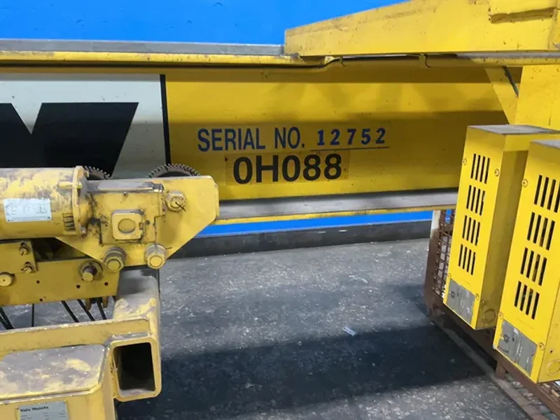 WHITING 10 TON BRIDGE CRANE