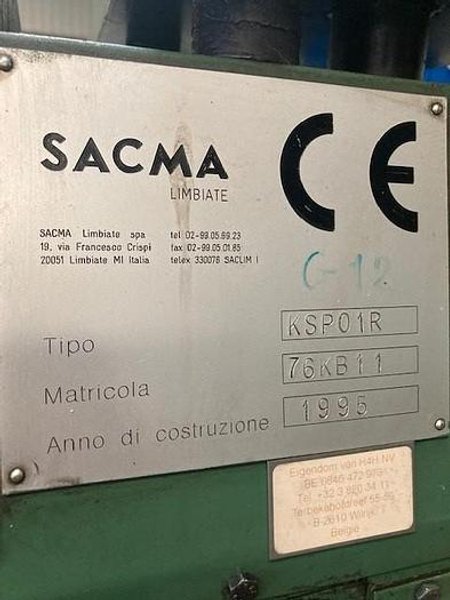 Sacma Model KSP 01R DSSD Cold Header