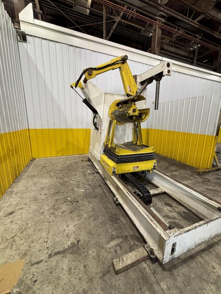 15,000 LBS X 24&quot; COE MODEL #CPR-PO-15024  COIL REEL UNCOILER W/ COIL CAR: STOCK #23435